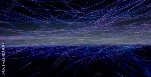 abstract blue background Abstract digital network connections flowing, glowing lines, futuristic technology background, seamless loop.” or “Data stream visualization, geometric patterns, light trails,