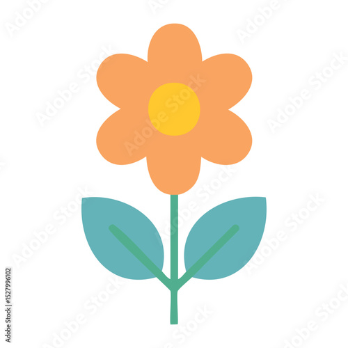 Flower Hand Draw by Kid Cute lovely