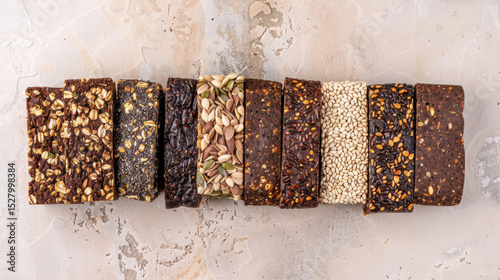 Thinly sliced gluten-free oat flour wraps arranged on neutral background