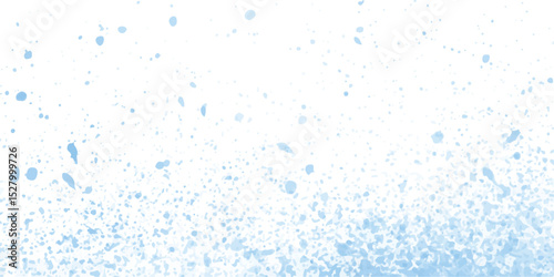 Blue particles exploding, white background,Colorful abstract watercolor texture with splashes and spatters.Terrazzo stone mosaic texture. quartz surface for bathroom or kitchen countertop.