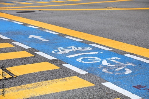 Photography Cycling lane in Kuala Lumpur city, Malaysia