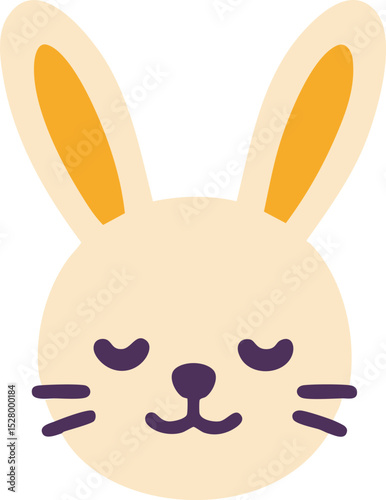 Sleepy Fairytale Bunny Illustration
