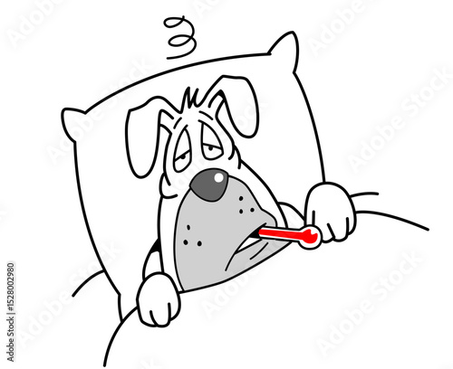 Cartoon Grey Creature Face With Tongue Out In A Dark Space