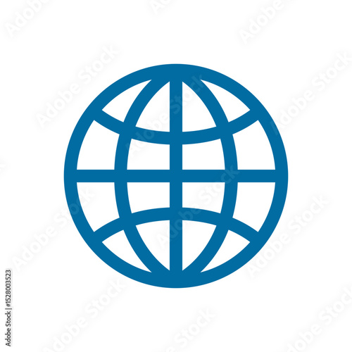 Globe with Meridians