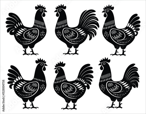 Hen Clipart Collection