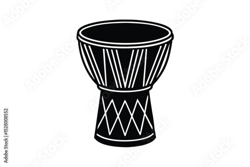 vector of a kalangu  talking drum .eps