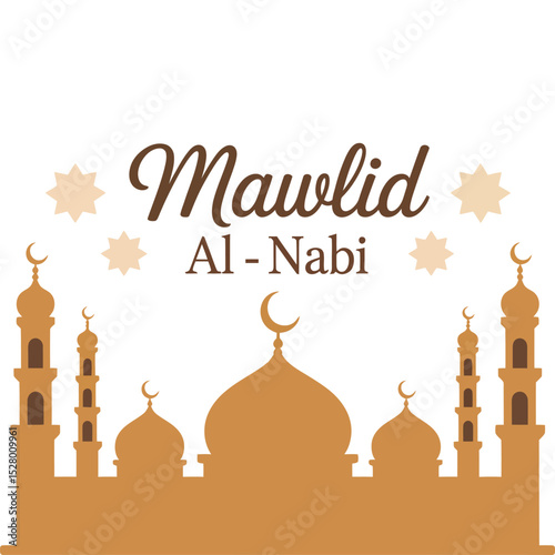Mawlid al Nabi Vector Design.