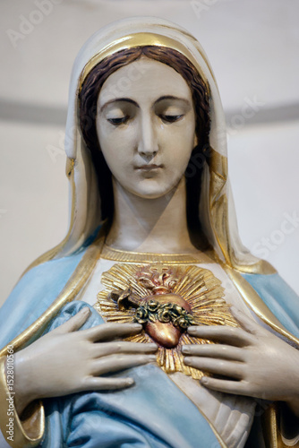 Visitationist Church. The immaculate sacred heart of Virgin Mary.  Warsaw. Poland.