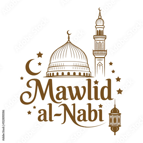 Mawlid al Nabi Vector Design.