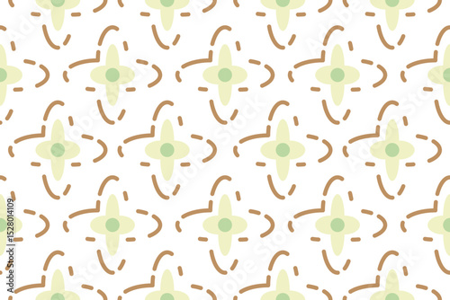seamless pattern with flowers 