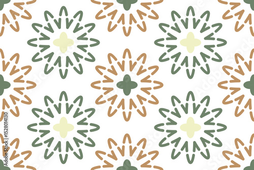 seamless pattern with flowers