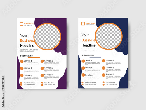 Creative Corporate & Business Flyer/Brochure Template Design  
A modern and abstract flyer collection — ideal for businesses, IT companies, and creative professionals.
