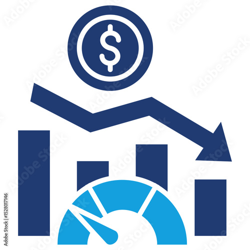 Crisis Flat Blue Icon