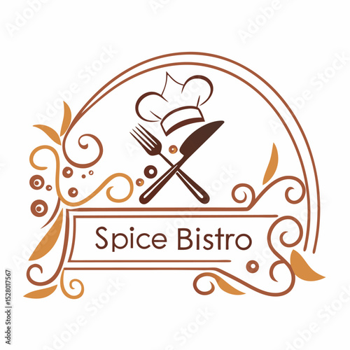 Restaurant logo design vector illustration free online download.