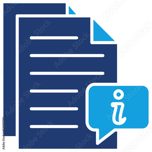 Information Flat Blue Icon