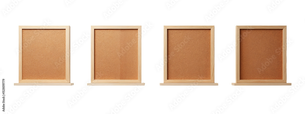 Fototapeta premium A set of three cork boards