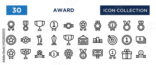 Award Icons - Line Style