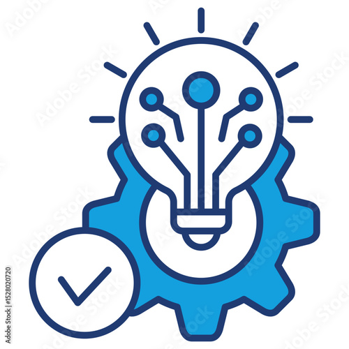 Innovation Blue Icon