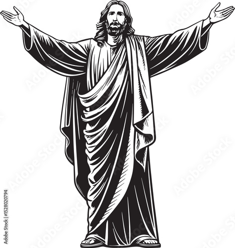 jesus christ vector, crismistmas day