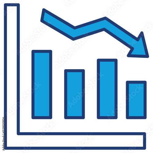 Reduce Blue Icon