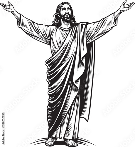 jesus christ vector, crismistmas day