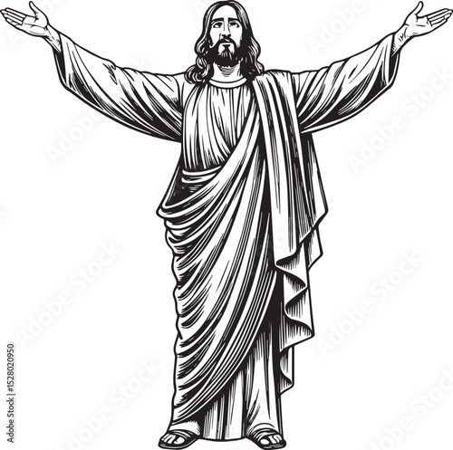 jesus christ vector, crismistmas day