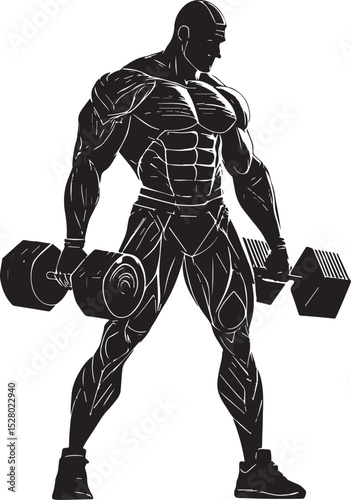 body builder silhouette of a man fitness gym, gym vector, woman gym, man gym, big body,