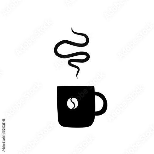 the aroma of hot coffee in a cup