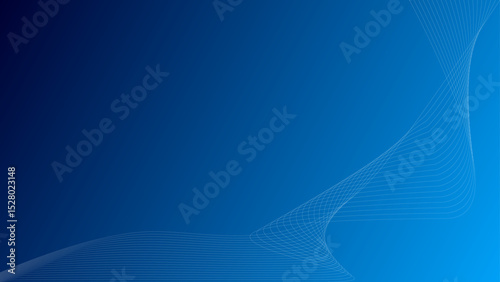 abstract gradient blue wave background 