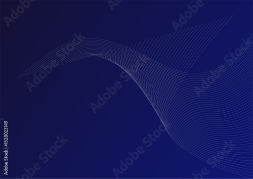 abstract dark blue background with lines