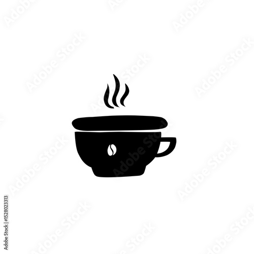the aroma of hot coffee in a cup