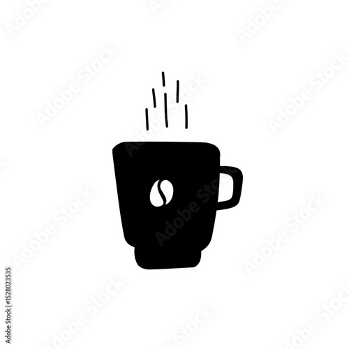 the aroma of hot coffee in a cup
