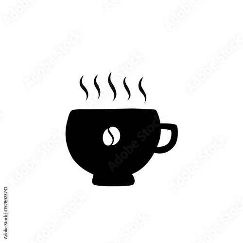 the aroma of hot coffee in a cup