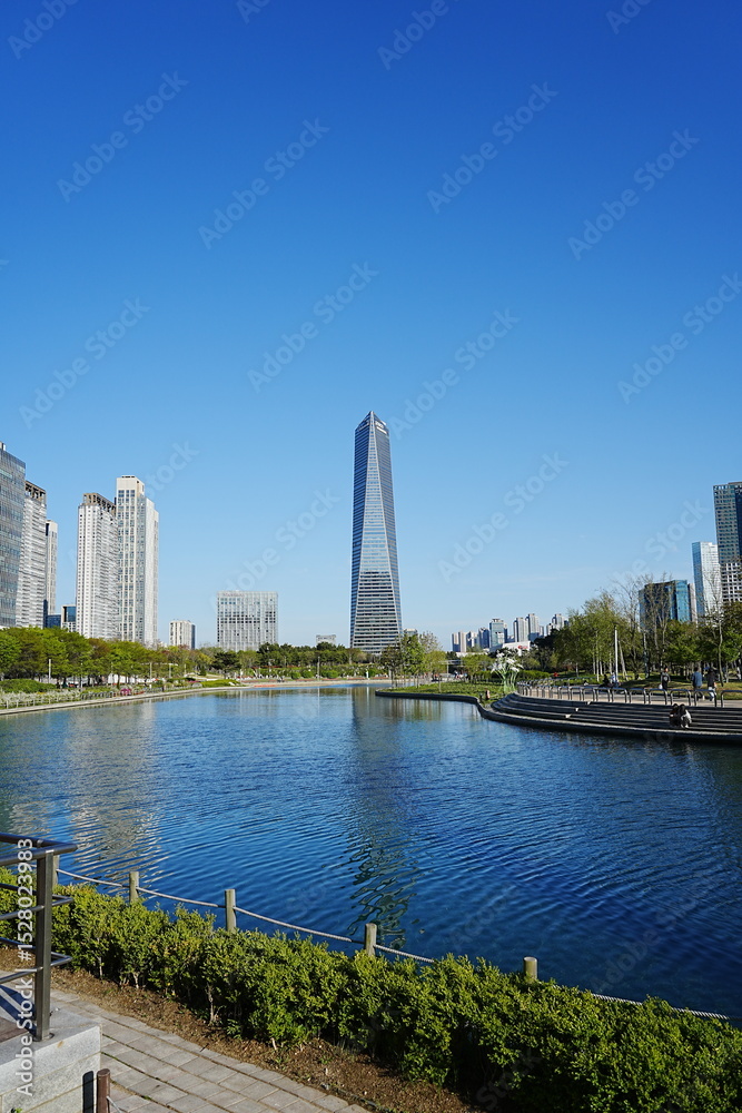 Obraz premium Central Park in Songdo