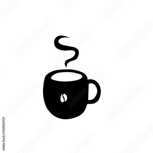 the aroma of hot coffee in a cup