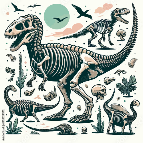 tyrannosaurus rex skeleton
