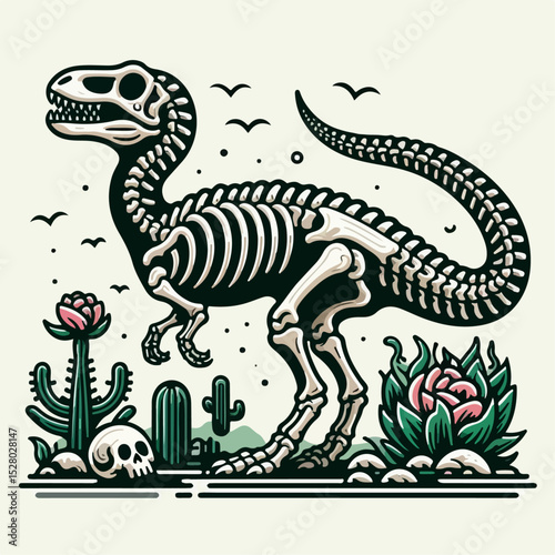tyrannosaurus rex skeleton