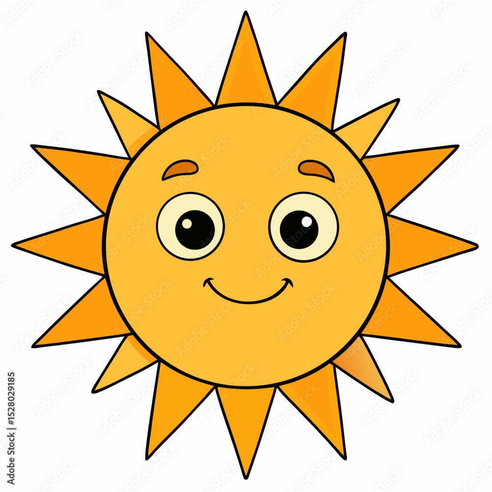 happy sun cartoon happy sun cartoon