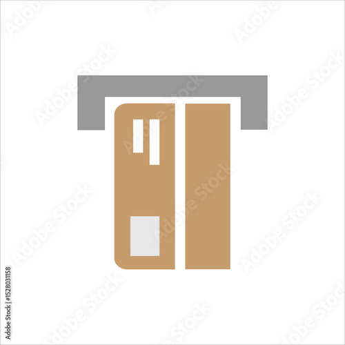 icon vector money card illustration design trendy