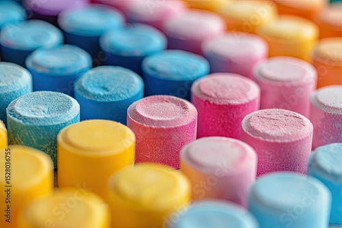 Capsules with Conditioner for colored linen  Close up  Caps Powder for washing clothes