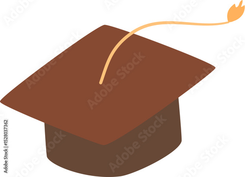 Graduation Celebration Element Vector Illustration