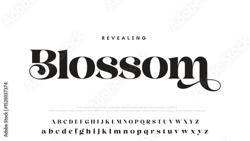 Minimal luxury font alphabet logo. Typography beauty fashion elegant minimalist serif italic fonts decorative wedding vintage retro logos. vector illustration