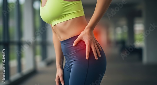 Hip Pain: Woman Experiencing Hip Discomfort