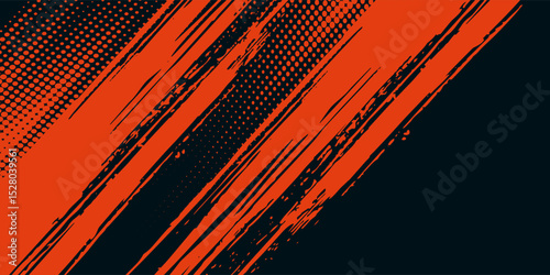 Halftone dots red and blue color pattern gradient grunge texture background. Dot pop art comic sport style vector illustration. grunge vector dots . eps 10