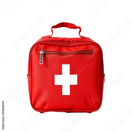 first aid kit isolated