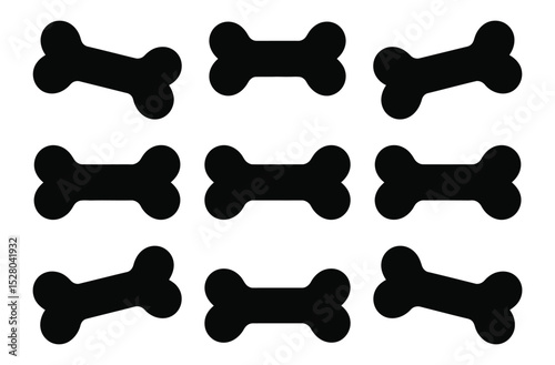 Dog Bone vector bundle, Dog bone icon set, Dog bone EPS 