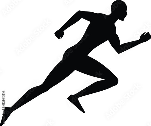 runner man vector illustration