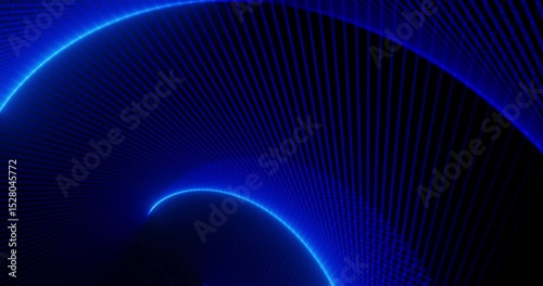 Dynamic abstract background animation with glowing blue lines forming geometric patterns, perfect for business presentations, tech themes, or futuristic visuals.