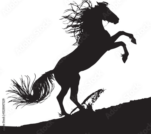 silhouette of a horse vector, best horse vector
