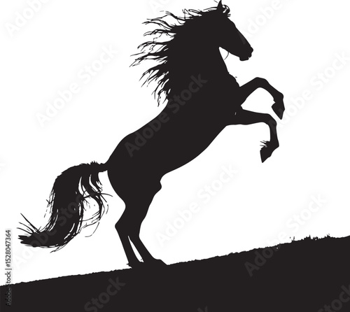 silhouette of a horse vector, best horse vector